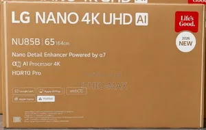 Lg Nano 65 inches Uhd Ai Smart Tv – New 2026 Model