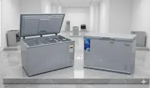 Midea Chest Freezer 479l Features Sleek Silver Finish and Is Designed