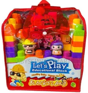 88 Piece Kids Educational Building Blocks Set
