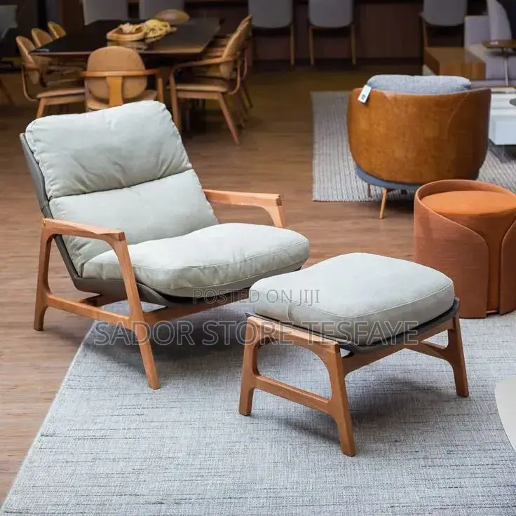 Sofa Chair With Ottoman