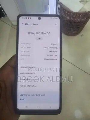 Samsung Galaxy S21 Ultra 5G 256 GB Black