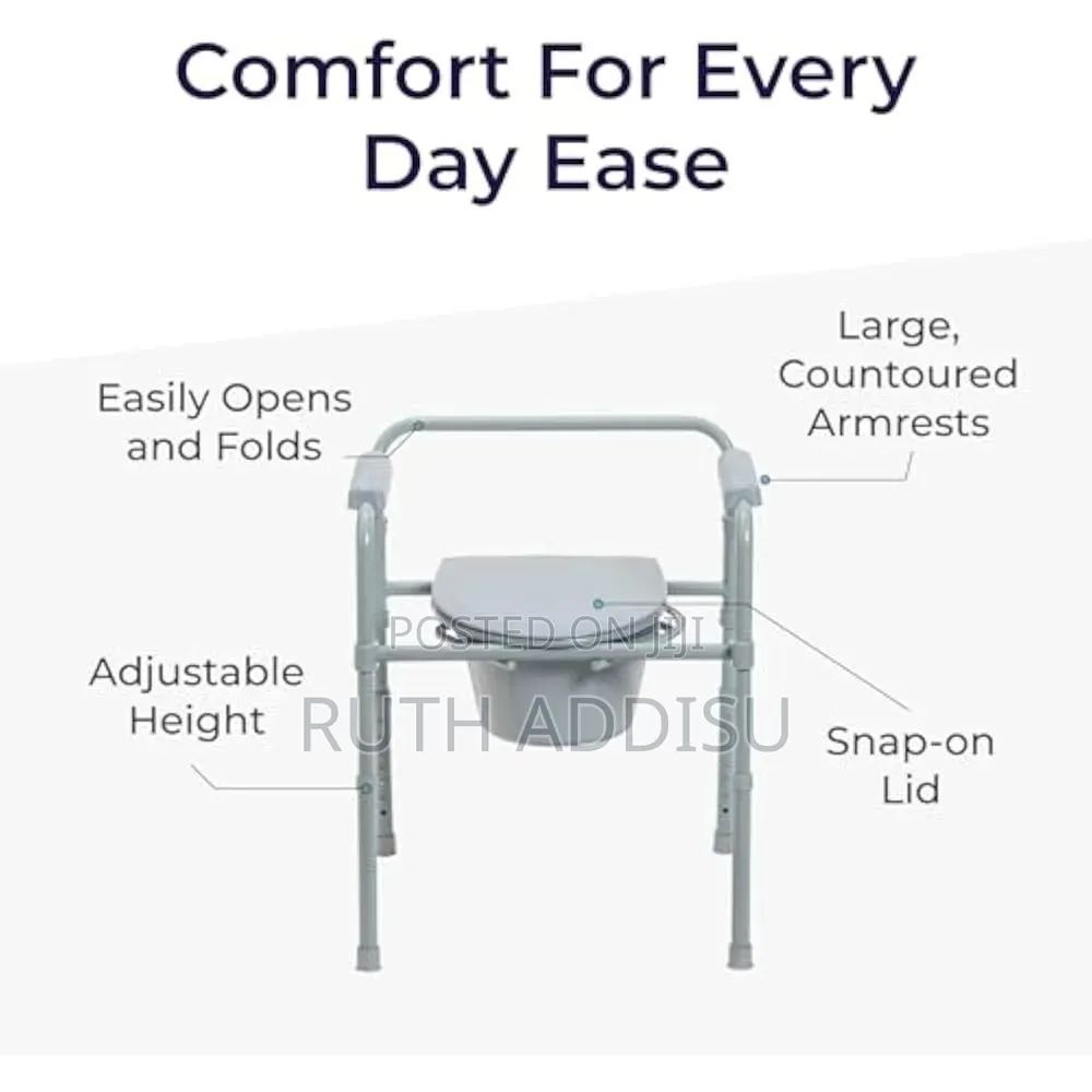 Bariatric Commode - Bedside Toilet Chair for Adults Vive Health
ባለ ፖፖ