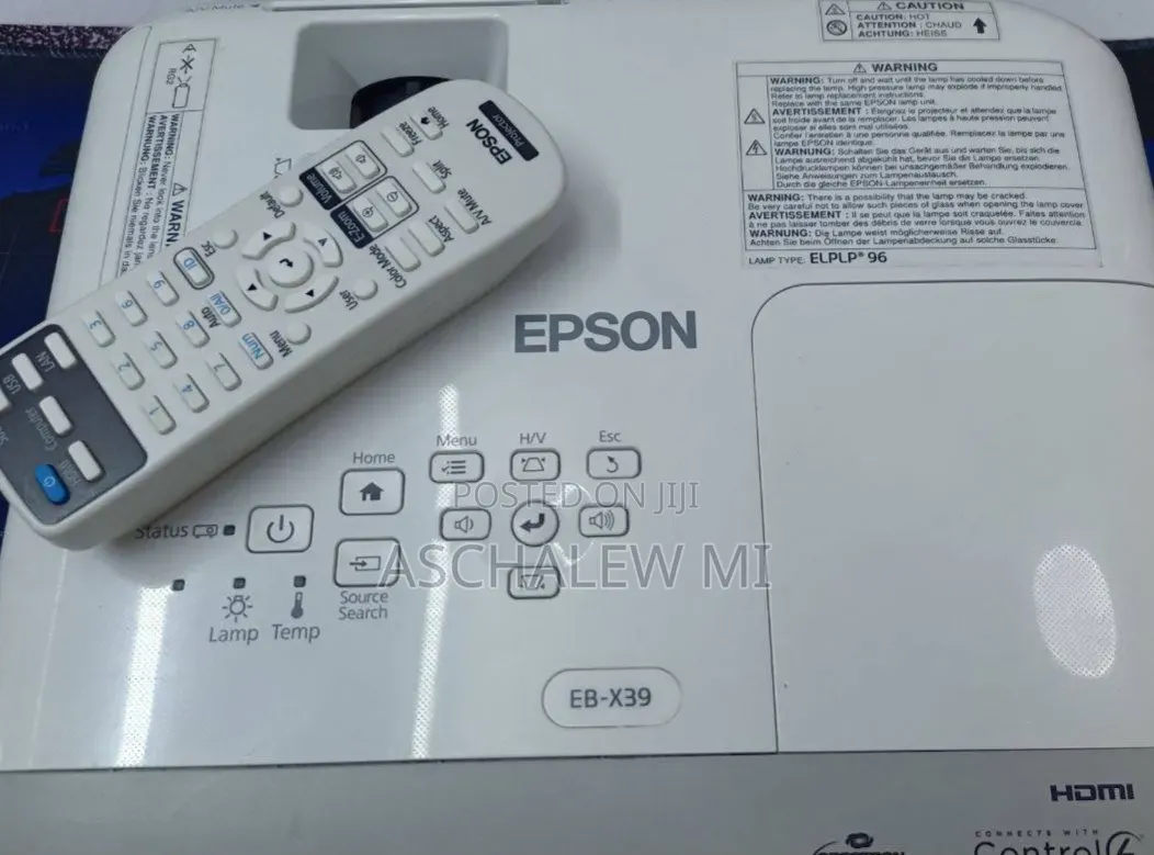 Epson X39 Projector Projection System: