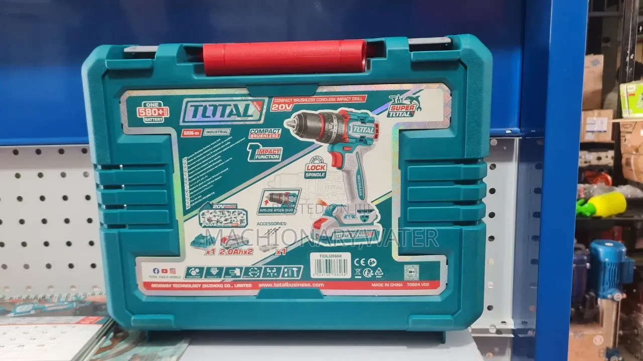Total Brushless Chargable Drill 20v