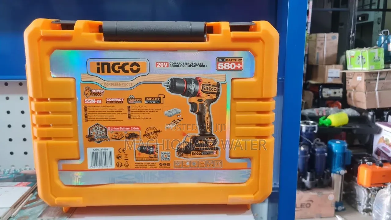Incgo Brushless Chargable Drill 20v