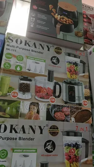 Sokany Sk-111 Is 7-in-1 Food Processor and Multi-Purpose Blender