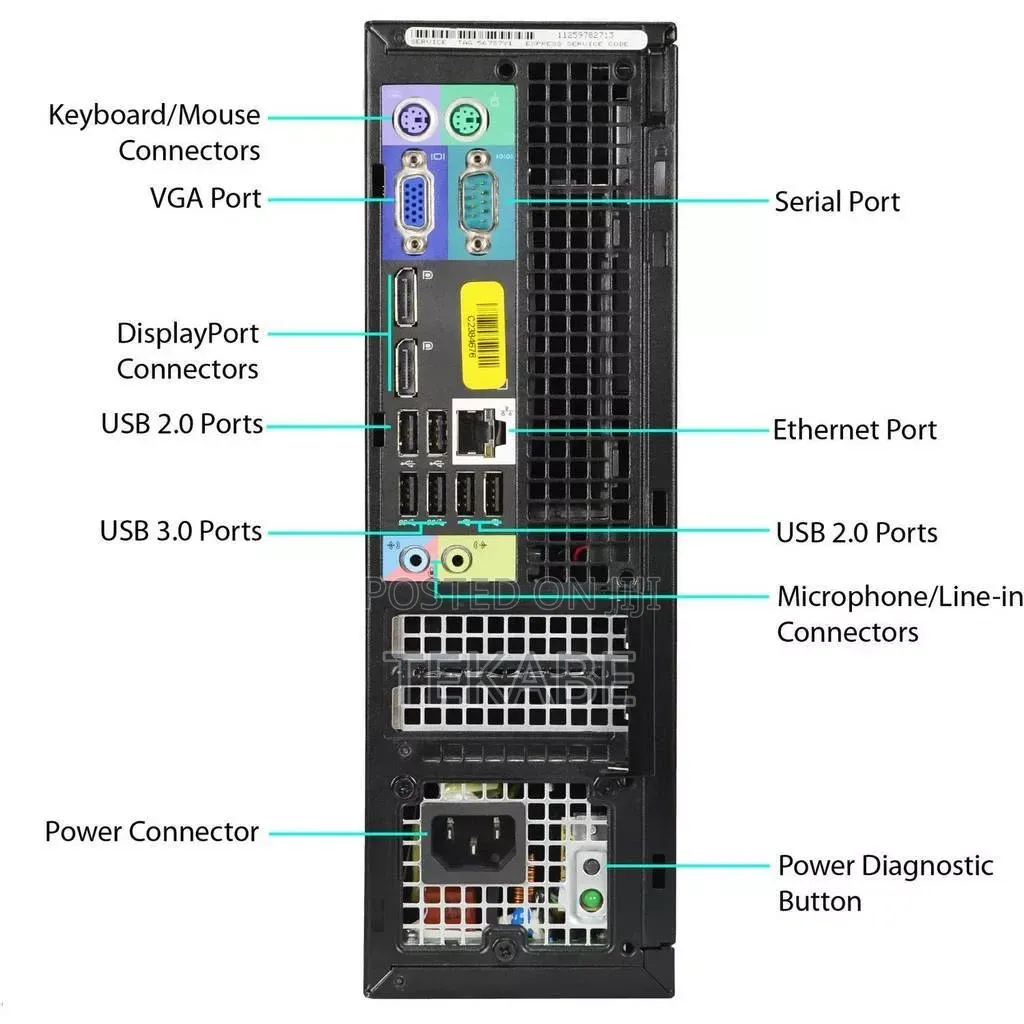 Desktop Computer Dell OptiPlex 3020 4GB Intel Core i5 HDD 500GB