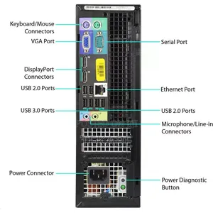 Desktop Computer Dell OptiPlex 3020 4GB Intel Core i5 HDD 500GB