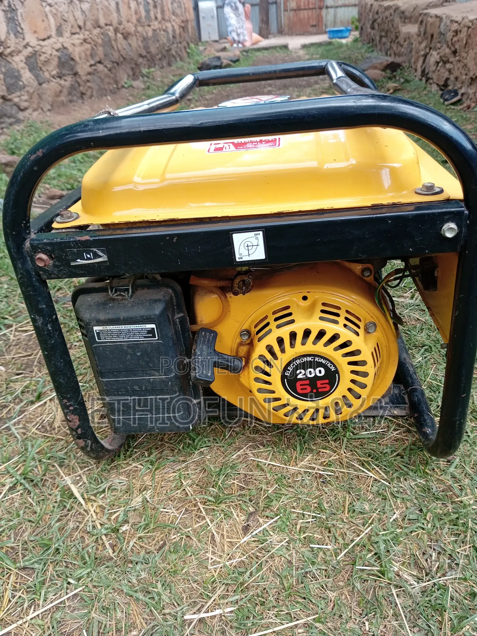 የአስትራ ኮርያ 6.5hp ጀነሬተር (Astra Korea Generator