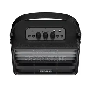 Reroxa Portable Karaoke Speaker With 2 Wireless Mics ካራኦኬ ስፒከር
