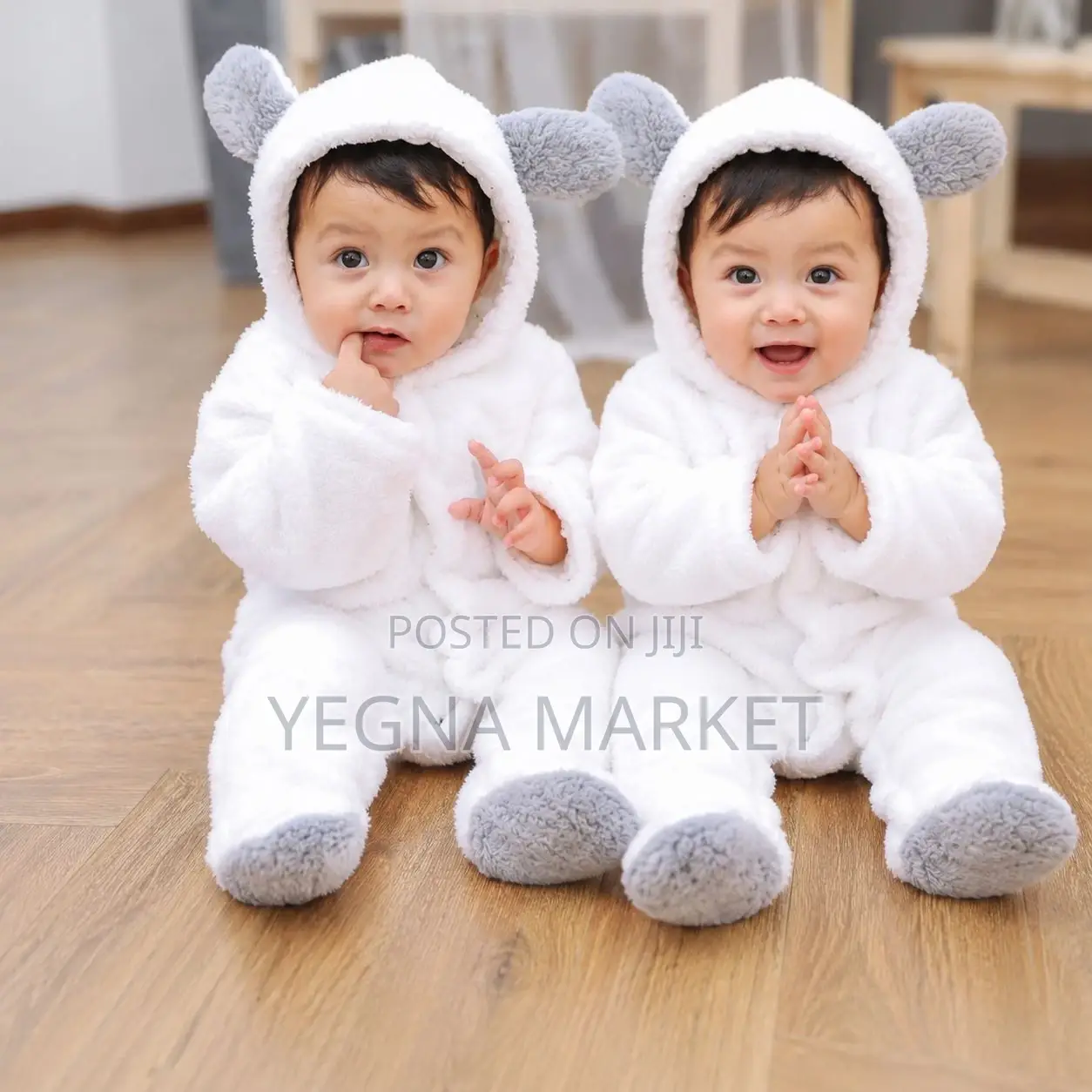 Baby Romber Jumpsuit ከላዩ ፈር ውስጡ ኮተን የሆነየልጆች ጃምፕሱት