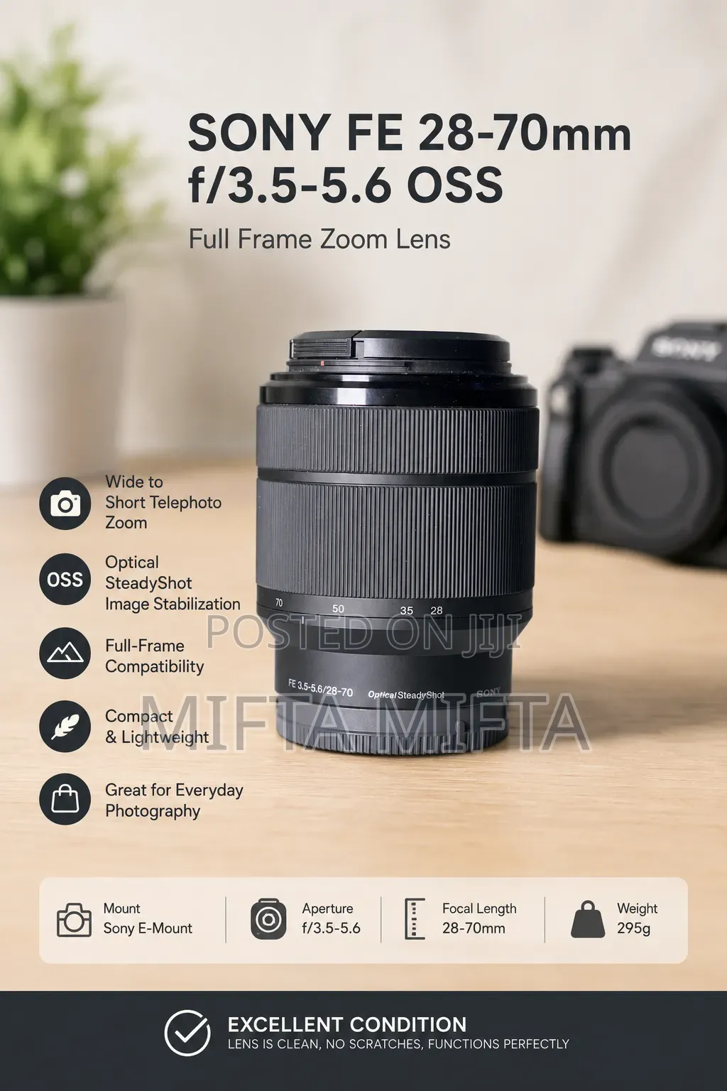 Sony Fe 28-70mm Lens