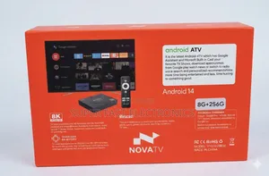 Novatv Android 14 Smart Tv Box – Ultra Hd, 8gb Ram, 256gb Rom,