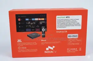 Novatv Android 14 Smart Tv Box – Ultra Hd, 8gb Ram, 256gb Rom,