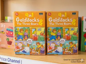 4-in-1 Goldilocks the Three Bears Jigsaw Puzzle (Ages 4+)