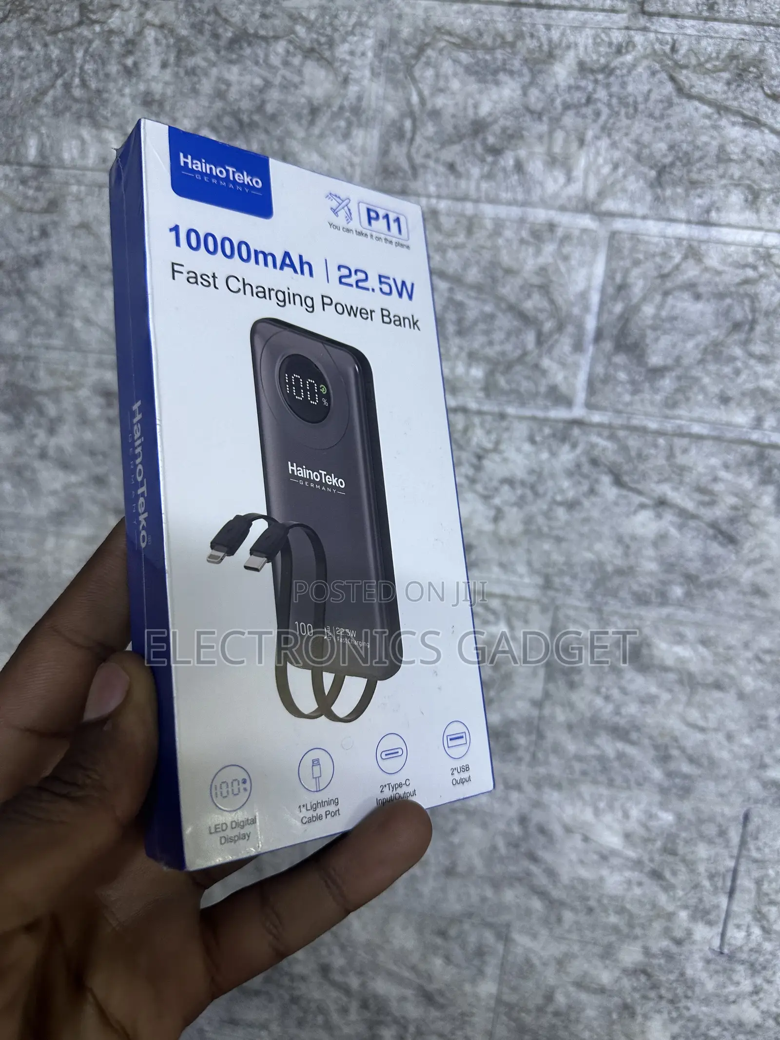 Haino Teko P11 10000mah 22.5w Fast Charging Power Bank