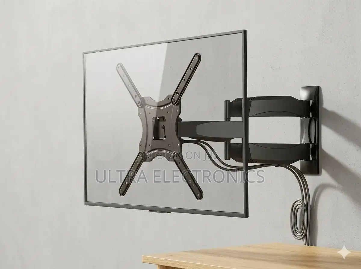 Tv Mount Featuring an Articulating Arm That Allows for Tilting, Swi
