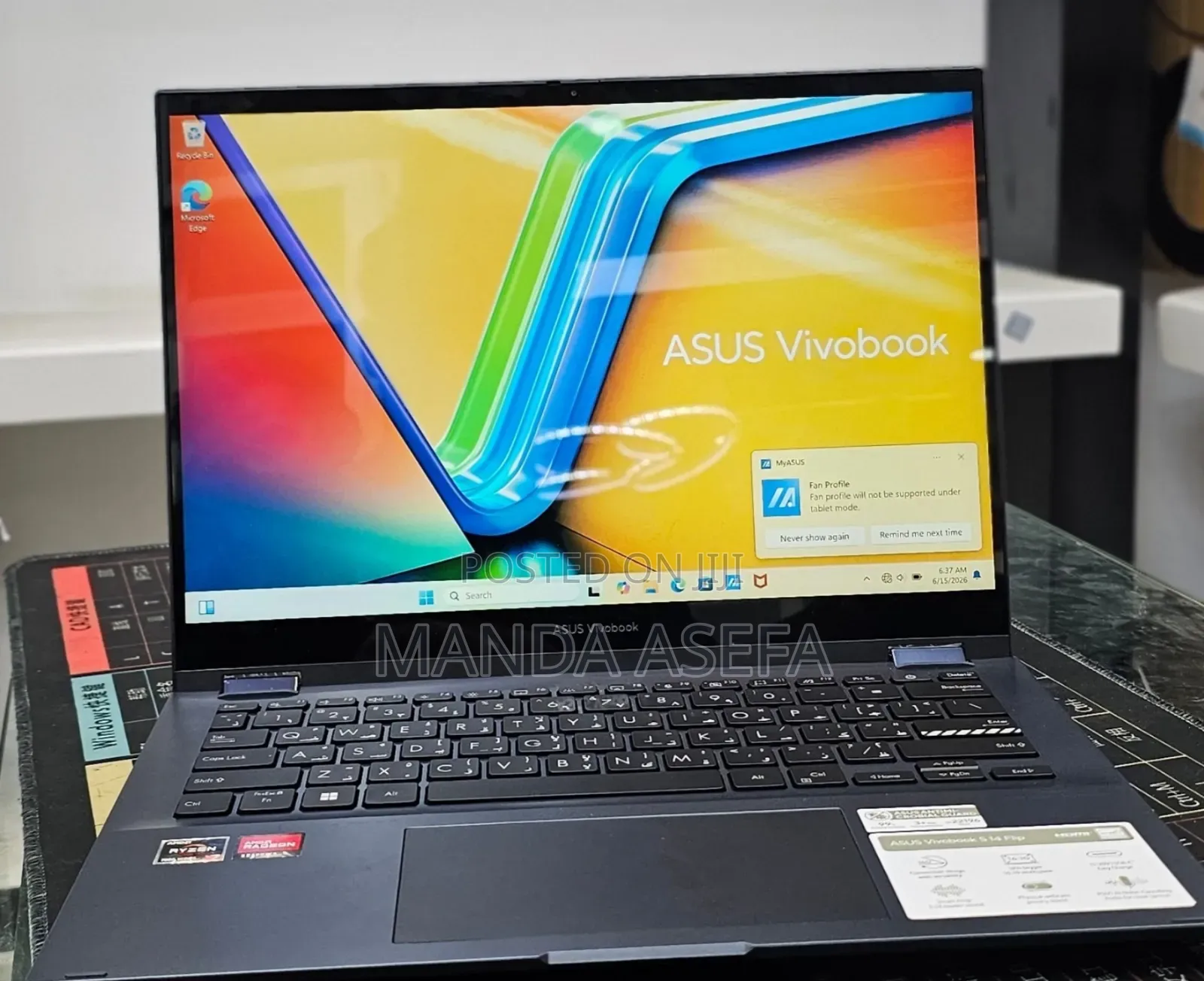 New Laptop Asus VivoBook Flip 14 TP412UA 16GB AMD Ryzen 7 SSD 512GB