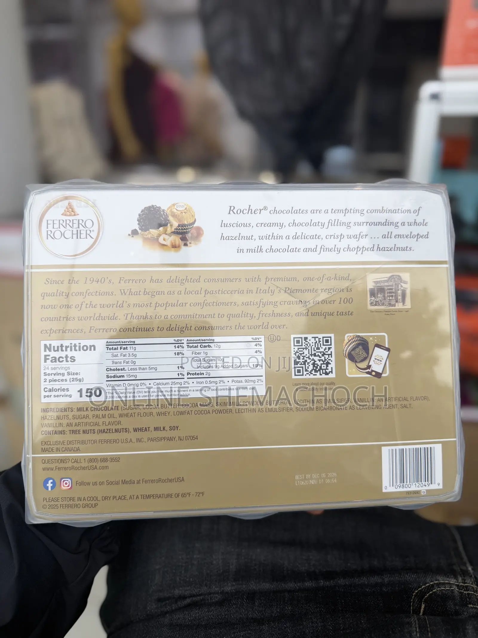 Ferrero Rocher Chocolate 48 PCS