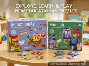 ፦
 Premium 2-in-1 Kids Jigsaw Puzzle Set (Ages 3+)
