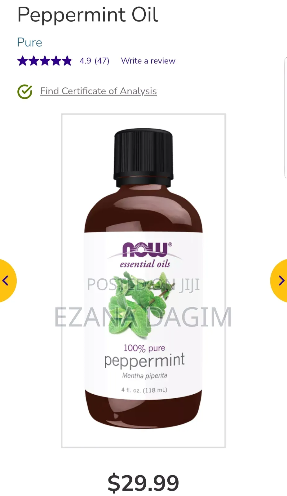 Peppermint Essential Oil