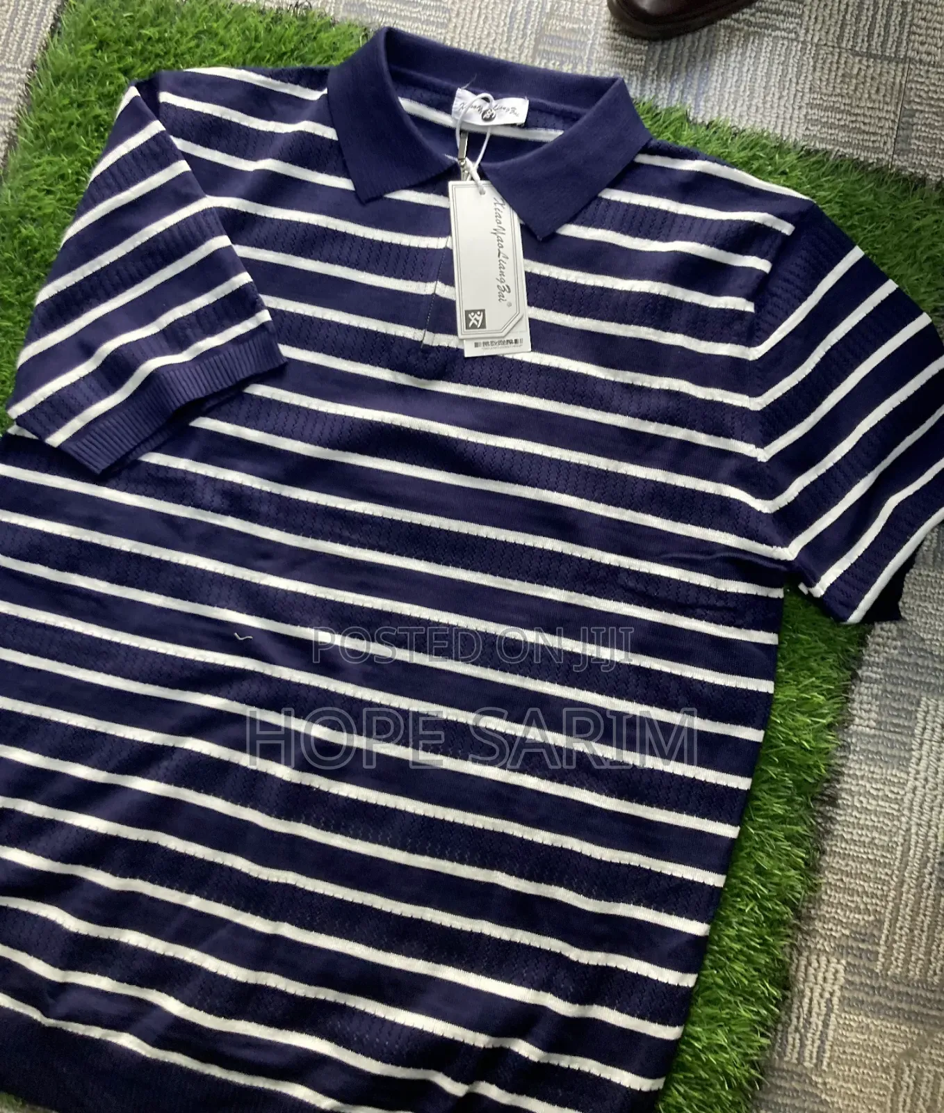 Men's Premium Striped Knitted Polo Shirts