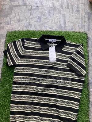 Men's Premium Striped Knitted Polo Shirts