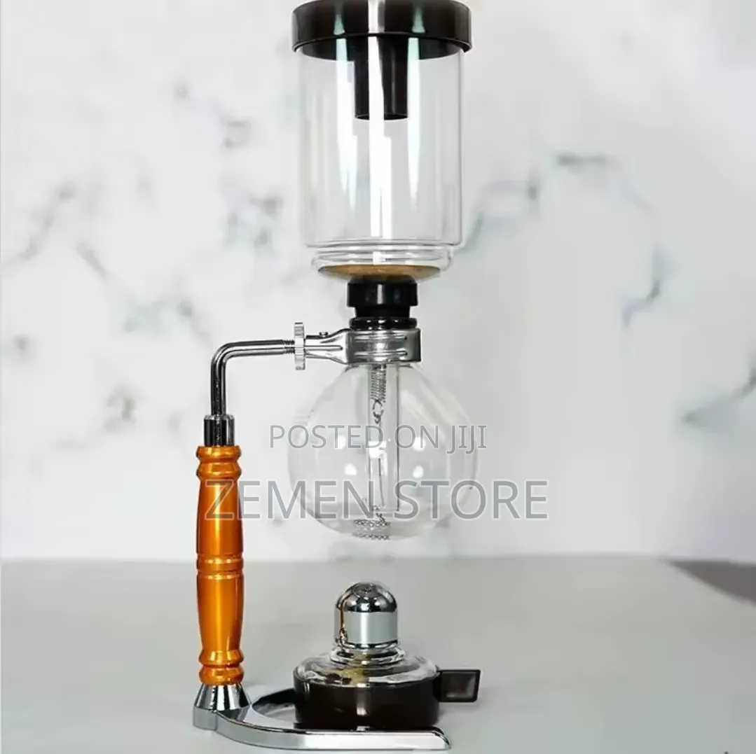 Classic Siphon Coffee Maker Vacuum Brewer የቱርክና የፈረንሳይ ቡና ማፊያ