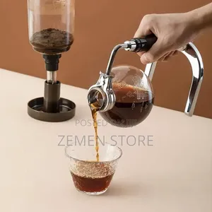 Classic Siphon Coffee Maker Vacuum Brewer የቱርክና የፈረንሳይ ቡና ማፊያ