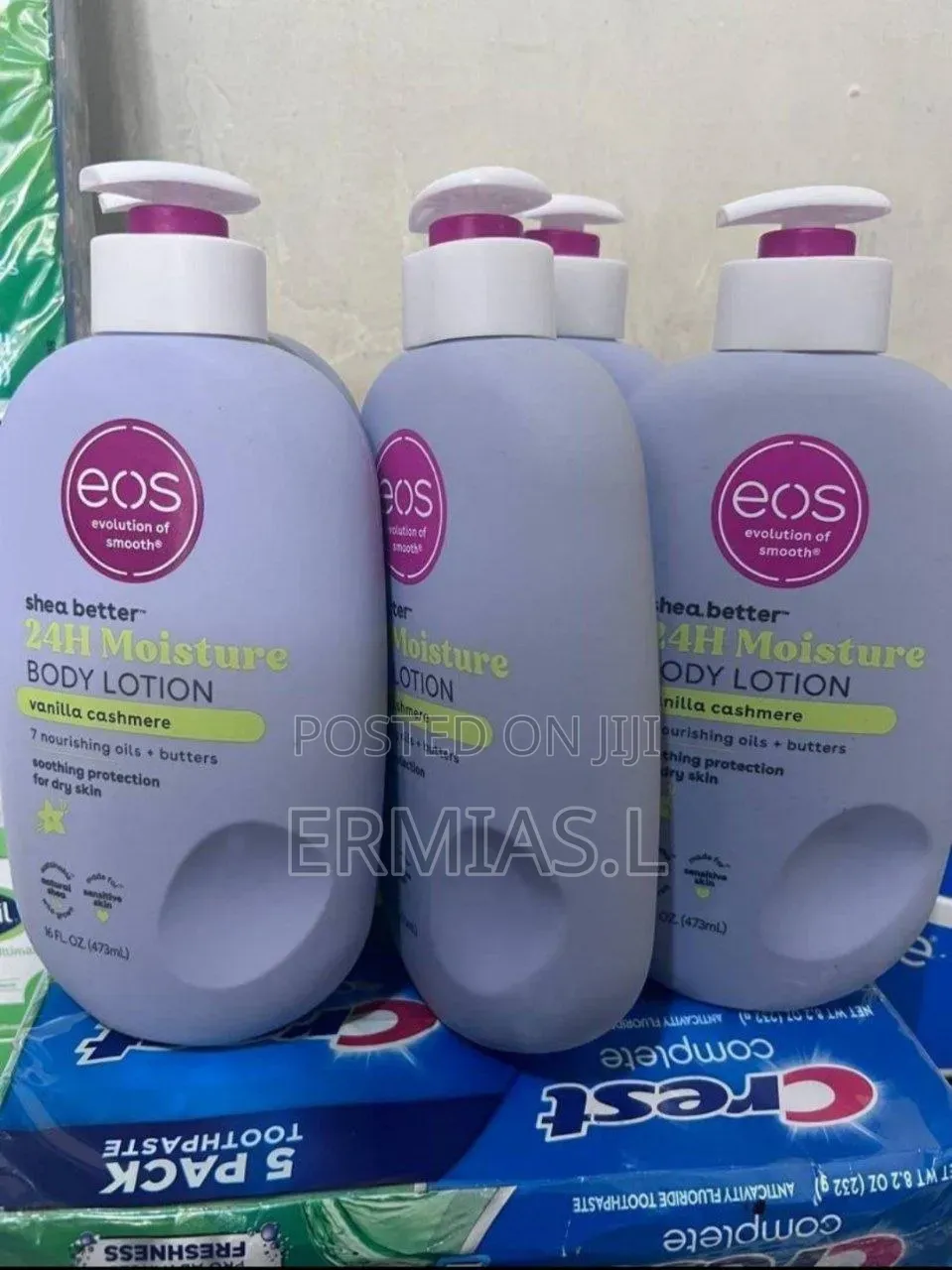 Eos Shea Better 24h Moisture Body Lotion Vanilla Cashmere 473ml