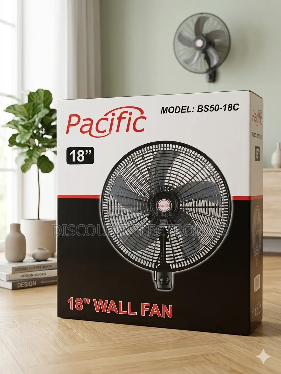 Pacific 18" High-Performance Wall Mount Fan (Model: Bs50-18c)
