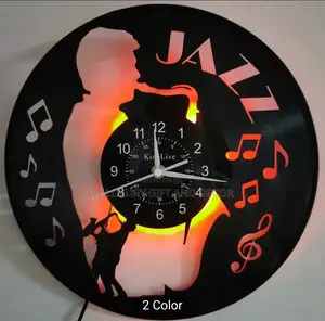Jazz Lovers( Sax Phone Design Wall Clock)