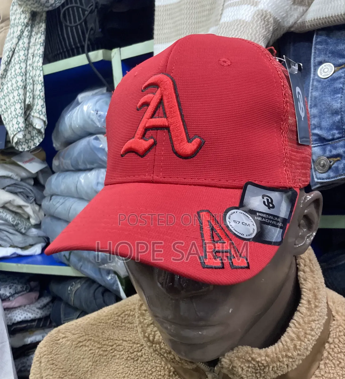 Embroidered Gothic "A" Trucker Caps: