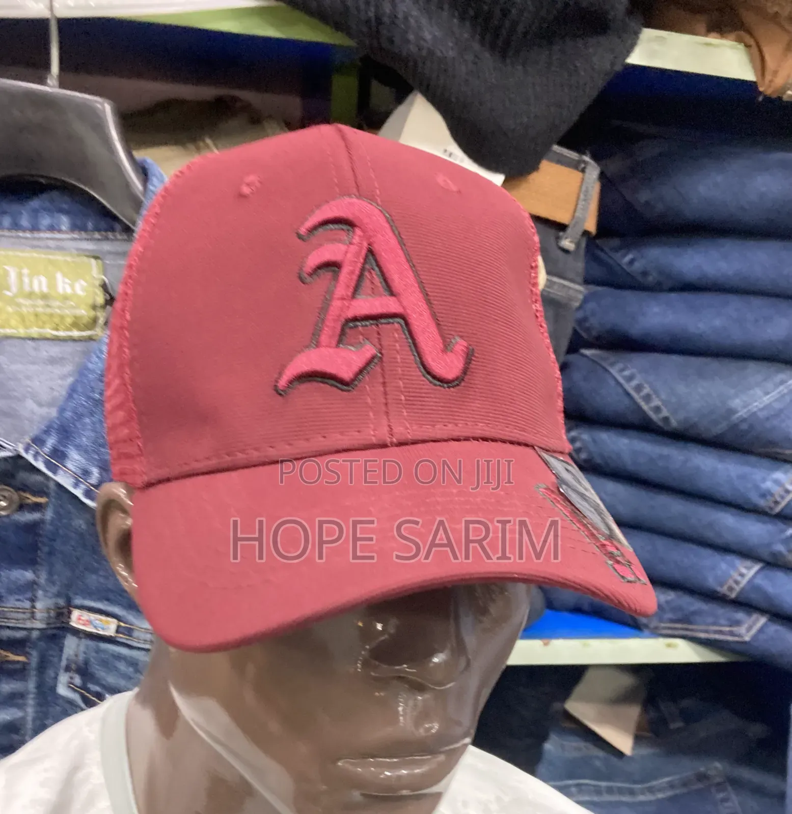 Embroidered Gothic "A" Trucker Caps: