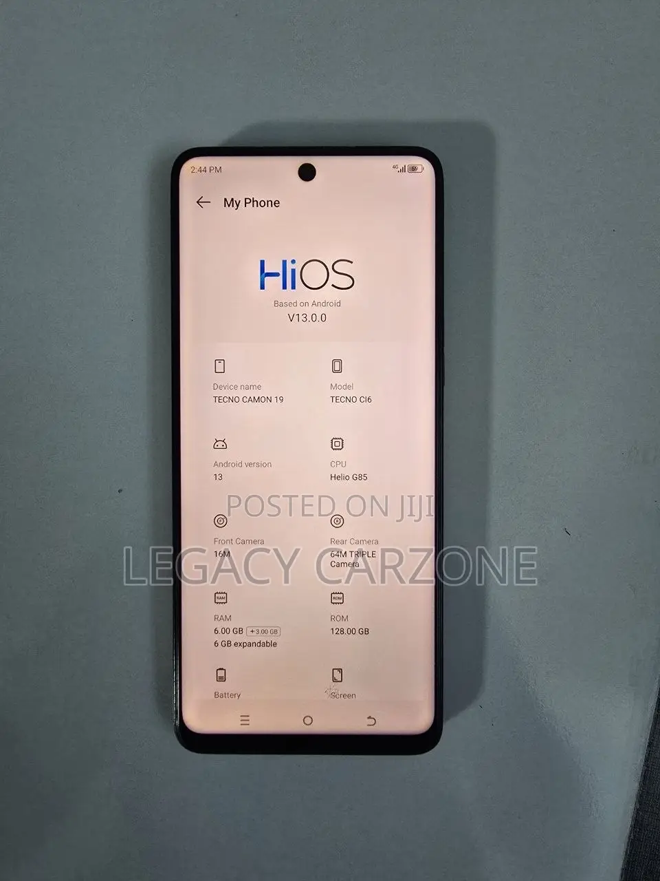 Tecno Camon 19 128 GB Black