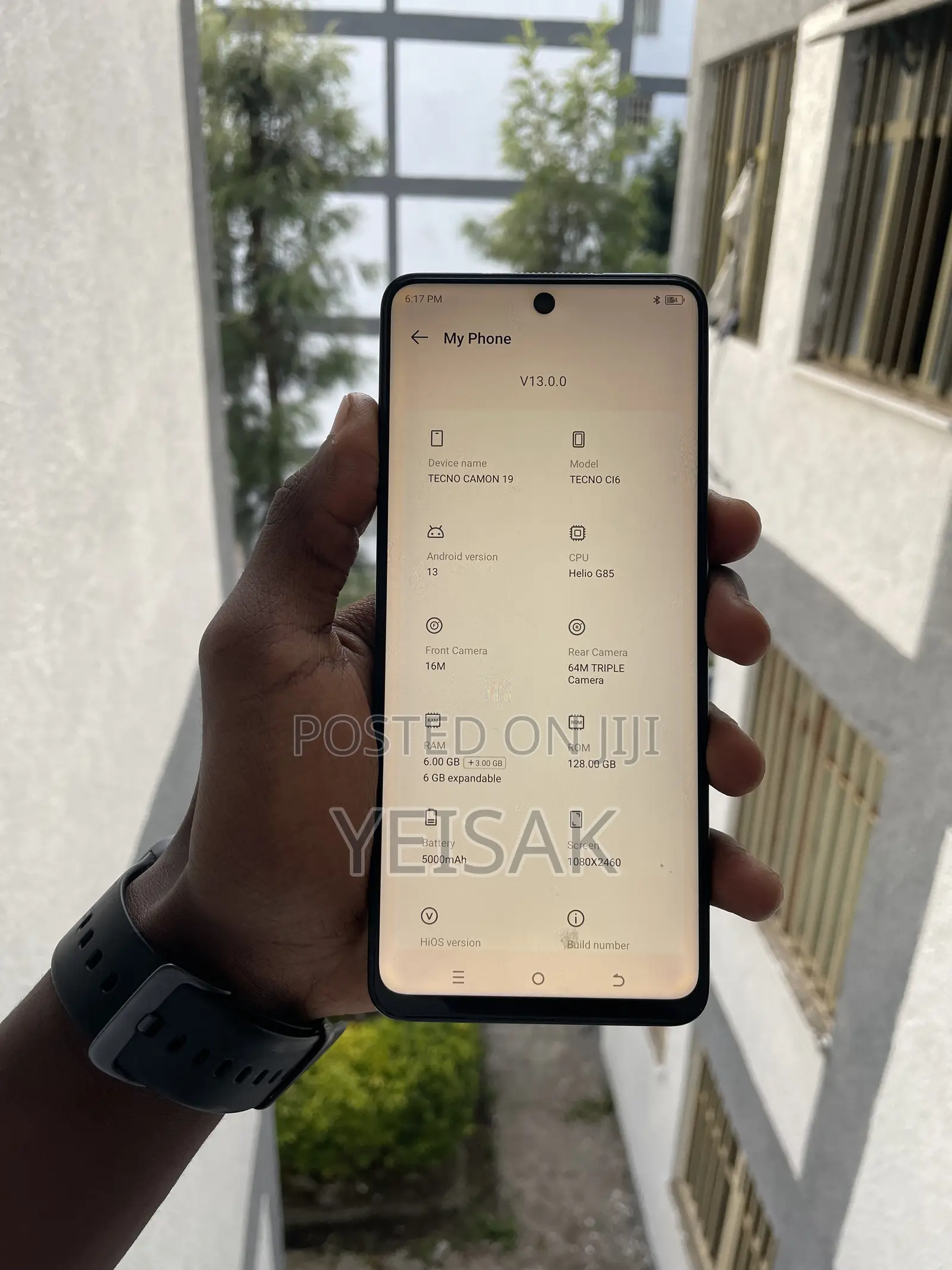 Tecno Camon 19 128 GB Black
