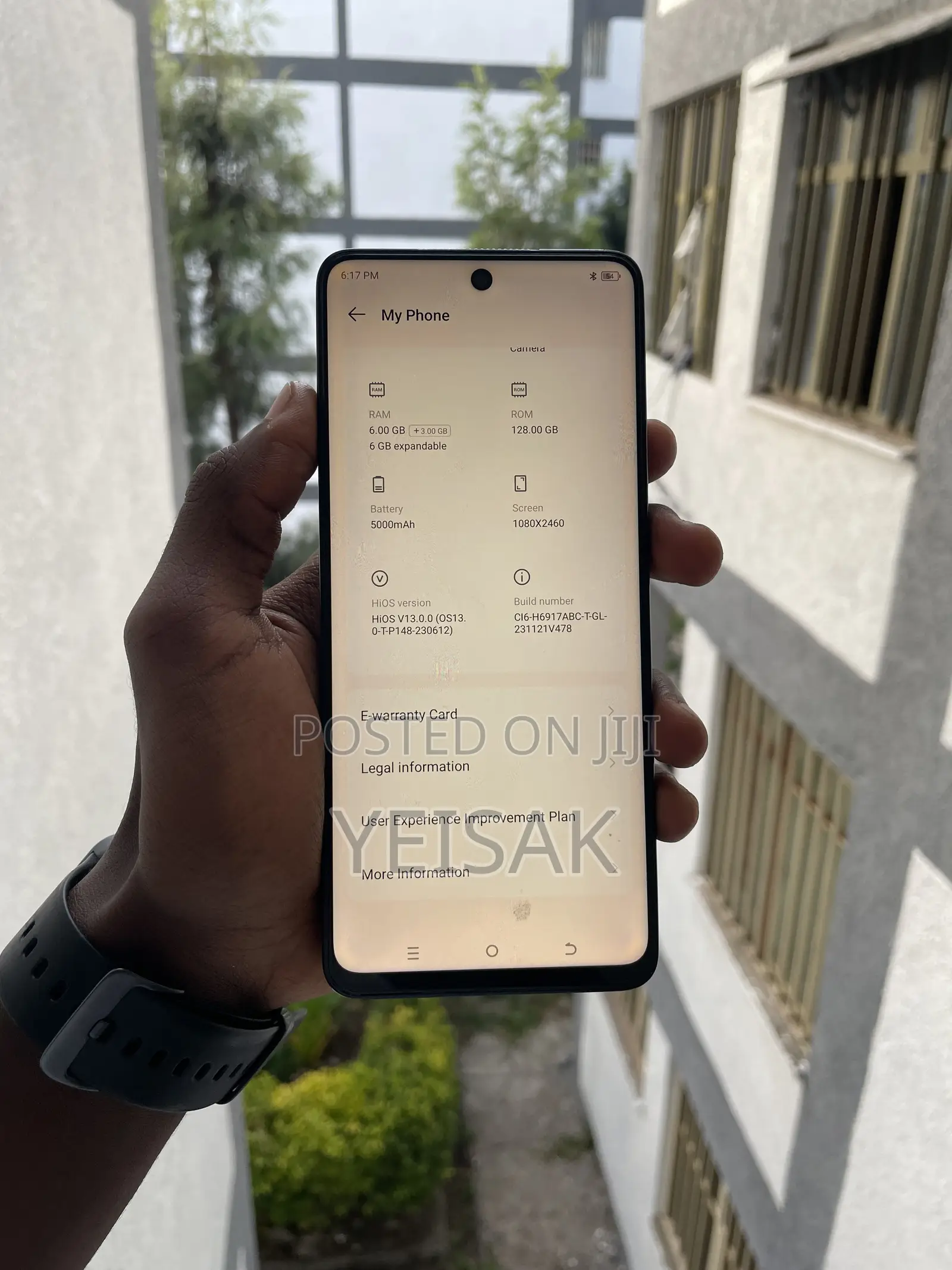 Tecno Camon 19 128 GB Black