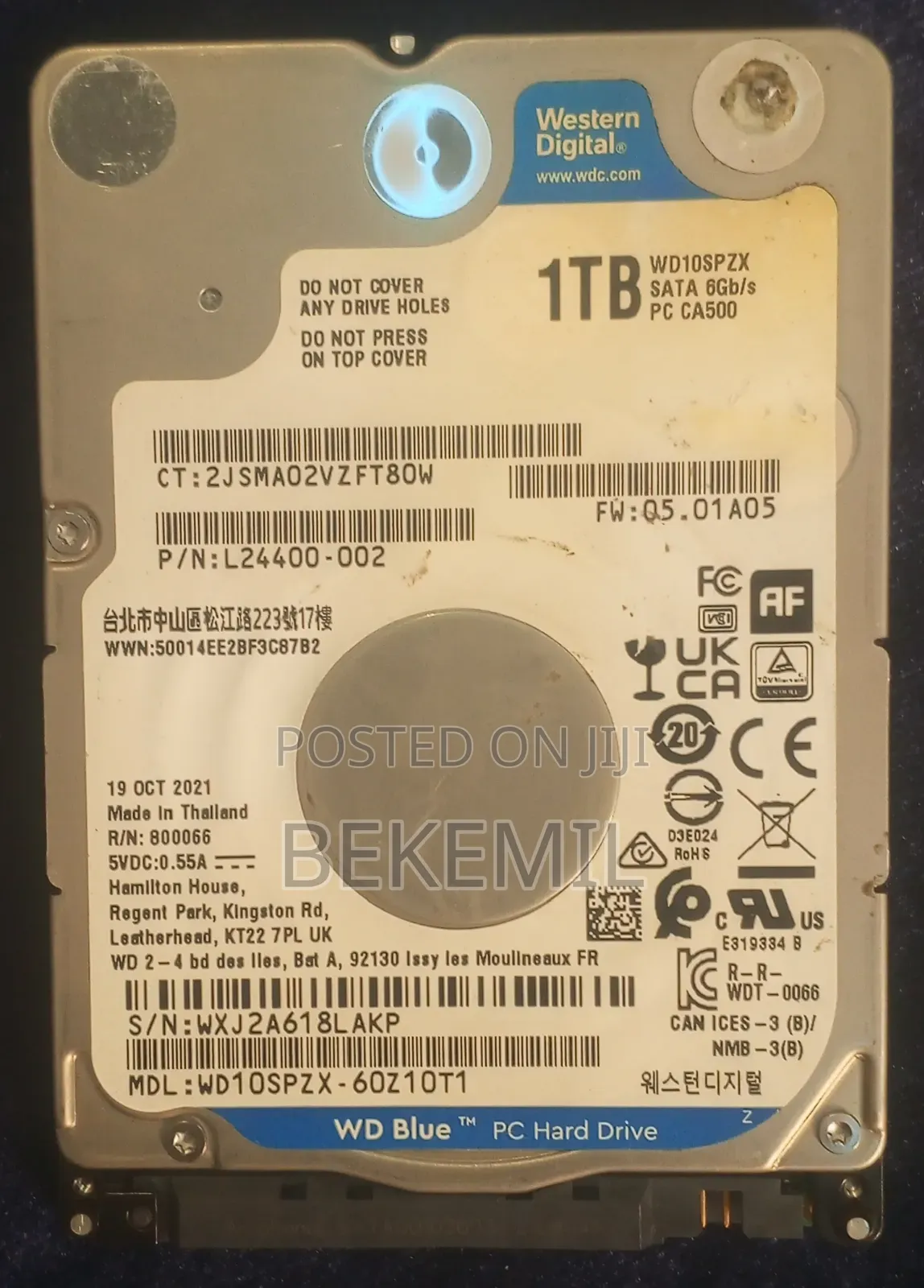 1 Tb Internal Hard Disk for Laptop
