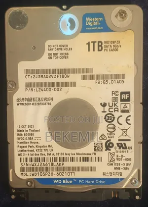 1 Tb Internal Hard Disk for Laptop