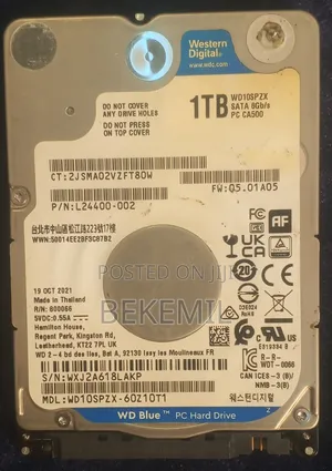 1 Tb Internal Hard Disk for Laptop