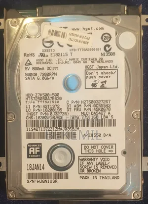 500 Gb Internal Hard Disk for Laptop