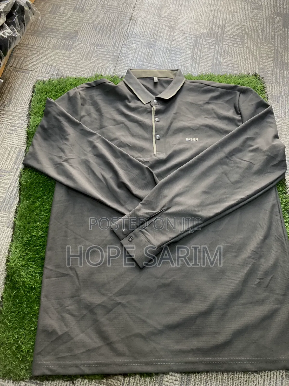 Premium Boss Long-Sleeve Polo Shirt -