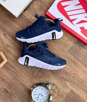 Nike Free Metcon 6 Men's Training Shoes Dark Blue Mesh White Sole
Shoe