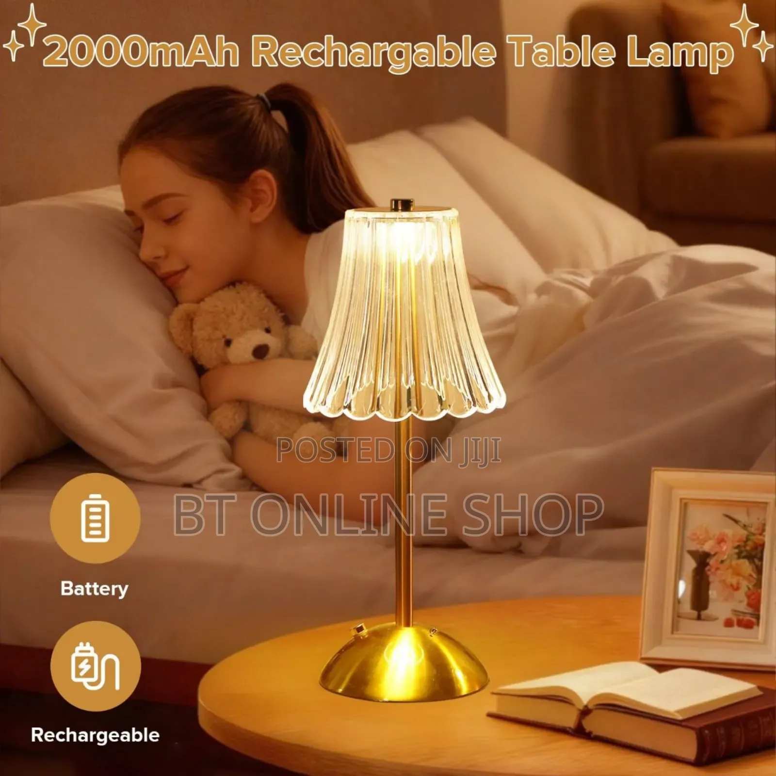 Crystal Table Lamp