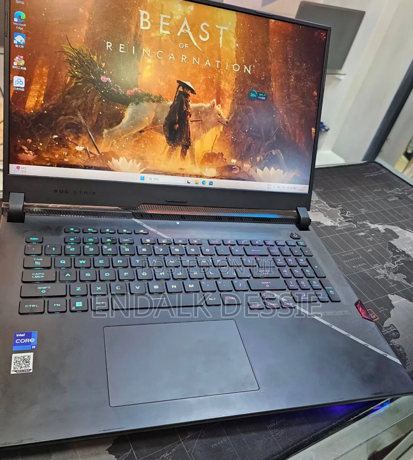 New Laptop Asus ROG Strix G16 G614 32GB Intel Core i9 SSD 1T