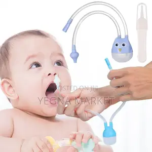 Babey Suciton Nose Clearing የልጆች የአፍንጫ ዉስጥ ንፍጥ ወይም ሌላ ነገር ሲደፍናቸው ማውጫ