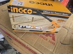 Ingco 20v Cordless Pressure Washer | Rechargeable High-Pressure Car