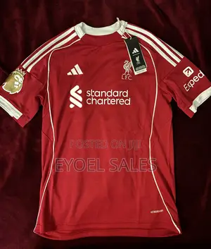 Liverpool Kit Ekitike 22 With Tag - Kids Large Jersey