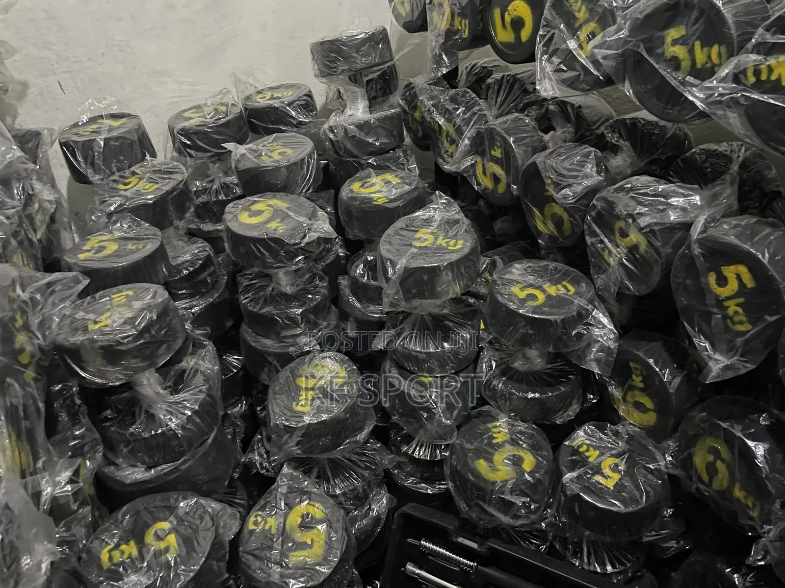 Dumbbell And Barbell( Concrete ) ኣሪፍ ተደርጎ የተሰራ ዳምፔል በቅናሽ