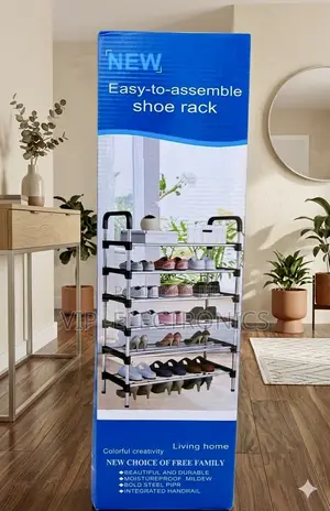 Easy-to-Assemble Shoes Rack የጫማ ማስቀመጫ
